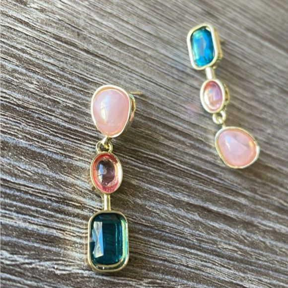 Bohemian drop earrings A164 - Picture 2 of 3